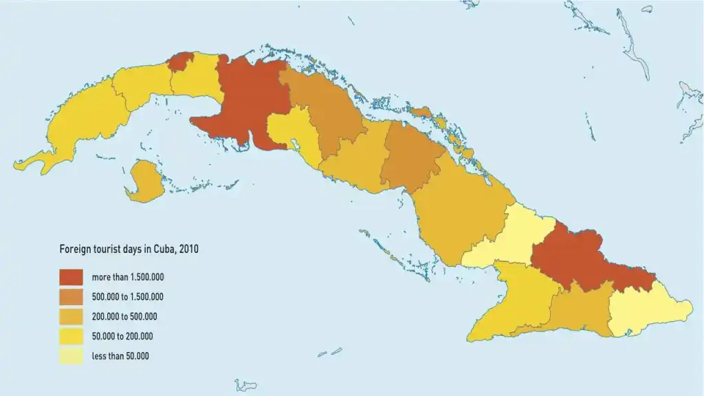 Map of Cuba